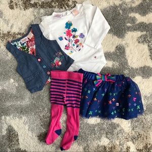 Truly Scrumptious 4 piece girl outfit set